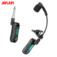 Système de microphone sans fil pour instrument JAMJUM WS-MIC2 pour saxophone