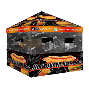 Toàn cầu Lều 10 'x 10' (3m x 3M) tùy chỉnh tán ngoài trời pop-up thực phẩm lều không thấm nước nhôm triển lãm lều - Product Image 1