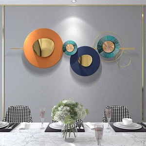Moderno lujo sala de estar Metal flor pared colgante decoración hierro casa Decoración - Product Image 2