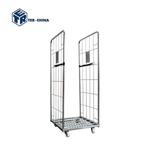 720supermarket 5xh1880mm 2 taraflı haddeleme kafes konteyner tel katlanır kargo & depolama donanımları süpermarket depo ölçeği için - Product Image 3