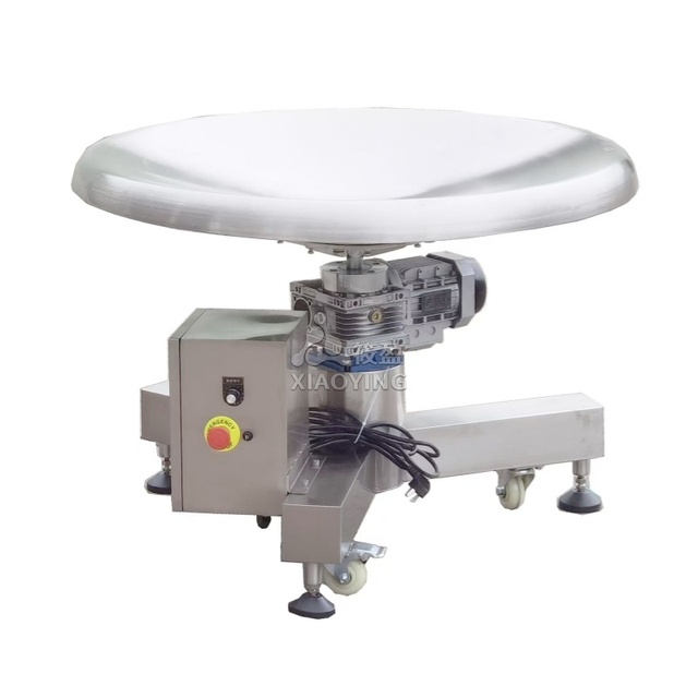 1.2M 304 Stainless Steel Finished Products Sorting Turntable Rotating Collection Packing Rotary Round Table Collecting Machine
