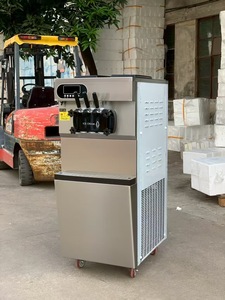 Máquina comercial profesional de helados de alta producción, servicio suave de Gelato de 3 sabores para restaurantes que usan agua con leche cruda - Product Image 2