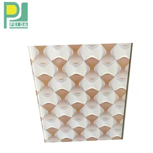 新设计 PVC 假天花板材料 Pvc 天花板设计装饰天花板瓷砖薄膜