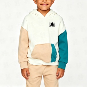 Felpe con cappuccio sportive a blocchi di colore di alta qualità, vestibilità ampia, per <span class=keywords><strong>giovani</strong></span>. - Product Image 3