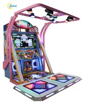 Machine de danse d'arcade Kaimi Amusement à monnayeur, simulateur de musique, modèle Steel 2 joueurs