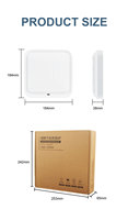 Point d'accès sans fil commercial PoE 48V haute performance bi-bande longue portée WiFi6 AX3000 montable au plafond