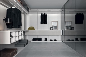 Armoire coulissante Prima Modern Space-Saving, gain <span class=keywords><strong>de</strong></span> place |   Armoire en bois Prima avec étagères intégrées et tringle suspendue, idéale pour petite chambre, <span class=keywords><strong>montage</strong></span> facile - Product Image 3