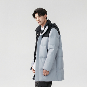 Nouvelle doudoune pour homme 2026, ample et surdimensionnée, vêtements d'extérieur, chaude et tendance, veste extérieure. - Product Image 2
