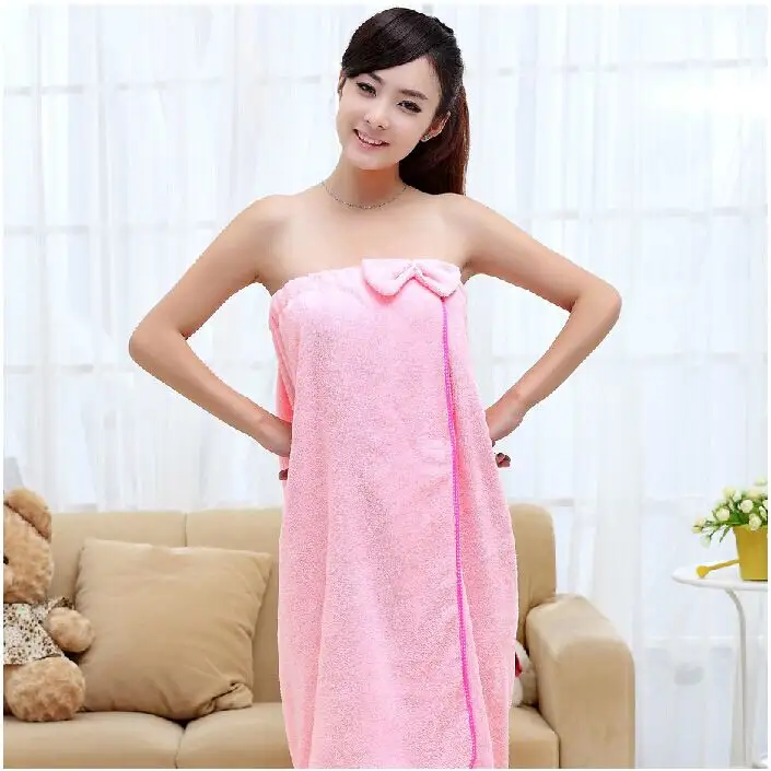Women'S Microfiber Towel Wrap Dress Spa Bath towel