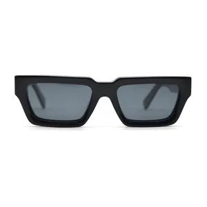 Chinese hersteller 2022 Polarized Acetate Fiber Rectangular Sunglasses Gafas Men der Crystal Sunglasses