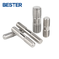 Titanium Fasteners DIN 938 Inconel 718 M8 M10 M12 M14 M16 Double Head Stud Bolt