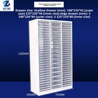 Lemari Arsip Kertas A4 Zhengdong Model A4S-236 Baru 45/90 Laci Pintu Penyimpan Dokumen Resi Organizer Logam