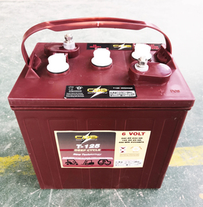 Torjan chu kỳ sâu ngập nước Golf Cart pin hình ống 6V 240ah T125 ngập chì-axit Pin cho Sweeper/thuyền/xe nâng <span class=keywords><strong>8V</strong></span> 12V - Product Image 3
