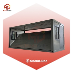 Moducube Grecia, Casa Prefabricada de 2 Dormitorios Tipo Z, Casa Contenedor Plegable, Cafetería, Casa Pequeña, Casas Modulares para Costa Rica - Product Image 1