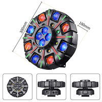 Nouvelle Lumière de Scène Professionnelle pour DJ : Projecteur Laser Mobile à Faisceau LED DMX512 150W Effet King Kong à Huit Bras Coloré pour Discothèque