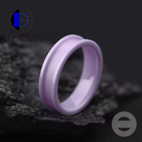 Gentdes Jewelry Wholesale Blank für Custom ized Inlay Fashion Ring Schmuck Blank Ring für Custom ized Inlay Men Women Ceramic Ring