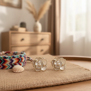 Tending moda Boho orecchini eleganti in lega di farfalla di perle di Design per le donne vendita calda all'ingrosso - Product Image 3