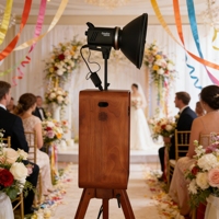Machine photomaton portable rétro en bois avec appareil photo et imprimante, double face, pour Surface Pro, DSLR, iPad