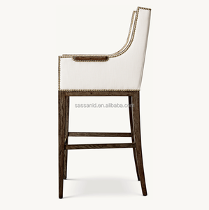 Sassanid Living Studio Design 1950s Modernism Taburete de barra y Mostrador de tela Ames hecho a mano con maestría - Product Image 5