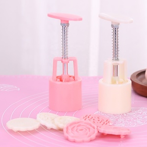 Hoa hình MOONCAKE khuôn tay ép Fudge MOONCAKE khuôn tiện ích nhà bếp Cookie cutter - Product Image 4