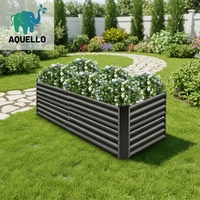 Nouvelle Conception - Bac à Légumes en Métal Résistant à la Corrosion pour Jardinage - Jardinière Verticale pour Légumes et Fleurs - Haute Qualité et Durable