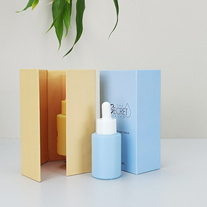 Set de Botellas de Vidrio para Suero y Aceite para el Cuidado de la Piel de Lujo, 20ml 30ml 40ml 50ml 60ml 80ml 100ml, Botella de Vidrio Esmerilado con Gotero y Hombro Plano - Product Image 4
