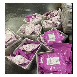 Custom Logo Printed Poly Eco-friendly Recycled Tear-proof Courier Shipping Mailing Bags for Clothing & <b>Socks</b> 10x13 6x9 Sizes - Product Image 4