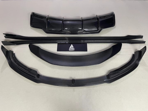 KXY V Style Carbon Fiber Bodykit for Tesla <strong>Model</strong> <strong>3</strong> Front Lip, Side Skirt,Rear <strong>Diffuser</strong>, Spoiler - Product Image 3