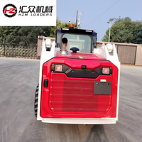 Chargeuse sur pneus Hzm-Sk1100 avec moteur Kubota, conforme aux normes EPA Tier 4 et EU Stage V, pour le broyage de bois forestier