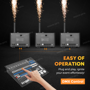 MOKA SFX 4-10m Jet Spray Cold <strong>Fireworks</strong> DMX Cold Spark Sparkler Pyrotechnic Machinery Spark <strong>Machine</strong> for Stage Event - Product Image 5