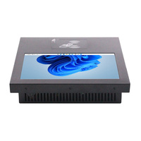 10 pouces boîtier en métal personnalisé écran tactile PC avant IP65 tactile capacitif Windows panneau industriel PC avec lecteur POE RFID