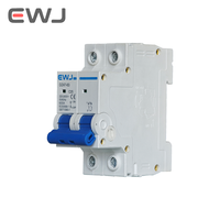 Contacteur de puissance AC MCB 1P 2P 3P 4P 6A 16A 20A 40A 63A AC 230V 400V bouton interrupteur relais thermique disjoncteur Miniature