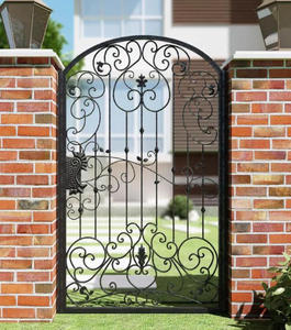 Puerta <span class=keywords><strong>de</strong></span> hierro especial personalizada que combina estilo y durabilidad para estilos <span class=keywords><strong>de</strong></span> puertas corredizas y oscilantes <span class=keywords><strong>de</strong></span> entrada residencial - Product Image 3