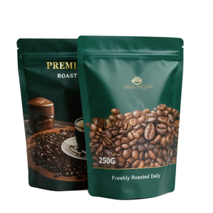 Sacchetti Richiudibili Personalizzati con Chiusura a Caldo, Fondo a Soffietto, Impermeabili in PET, per Conservazione Latte, Stampa di Fabbrica, Sacchetto Nero Opaco per <span class=keywords><strong>Caffè</strong></span> Tostato - Product Image 2