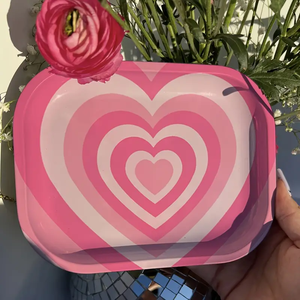 Vassoio Portatile in Metallo per Sigarette e Tabacco con Stampa Personalizzata Anime, Tema Hello Kitty e Powerpuff Girls, Rosa - Product Image 3