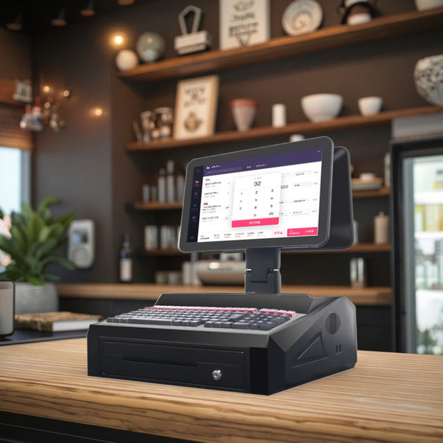 Most Popular All in One Touch Screen Terminal Cash Register Windows Pos Systems Software for Supermarket