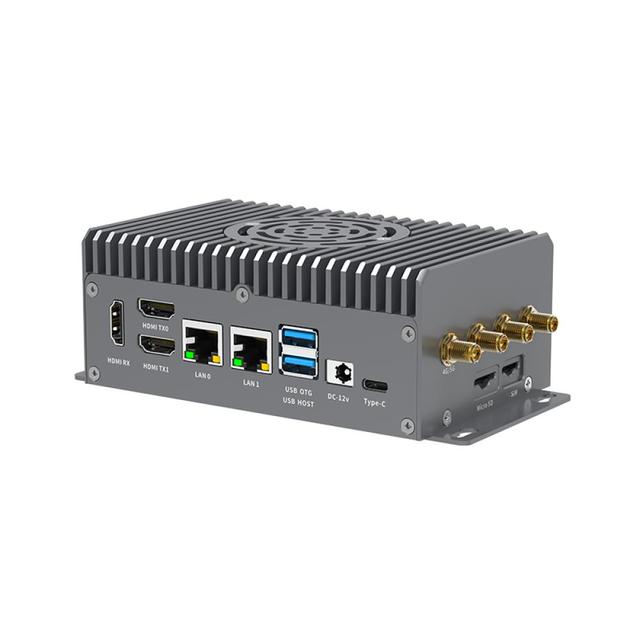 TWOWIN ROCKCHIP RK3588 AI Edge Computer 16GB 6TOPS R501 Desk Mount Edge Box