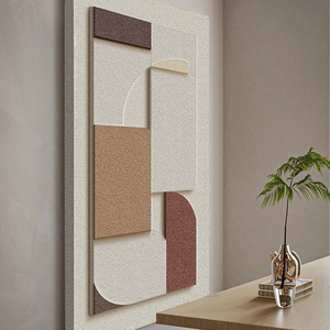 Minimalistisches Abstraktes Geometrisches Sandstein-Wandbild für Wohnzimmer-Sofa-Hintergrund - Product Image 3