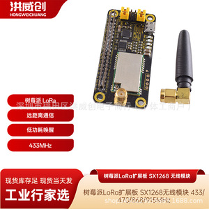 Carte d'extension LoRa Hongwei Micro Raspberry Pi SX1268 433/470/868/915MHz Module sans fil GPIO à monter - Product Image 5
