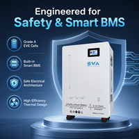 Batterie solaire divisée SWA ENERGY 5Wh 10kWh pour stockage LiFePO4 avec communication CAN, 6500+ cycles, certifiée CB CE pour IEC62619