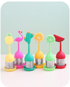 Infusor de Té de Acero Inoxidable con Mango de Silicona de Grado Alimenticio y Diseño de Dibujos Animados para Cocina - Product Image 6