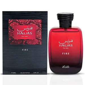 Perfume Hawas Fire For Him 100 ml, aroma árabe picante y duradero para hombre. - Product Image 1