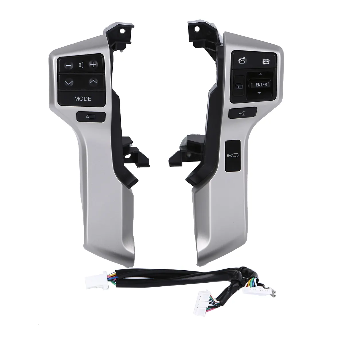 84250 60180 accessori per auto 8425060180 per Toyota Prado Set di interruttori per volante multifunzione Bluetooth pulsanti di controllo Audio