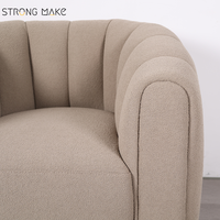 Fauteuil d'appoint moderne de luxe, style nordique, pour la détente et le loisir, mobilier de salon pour la maison