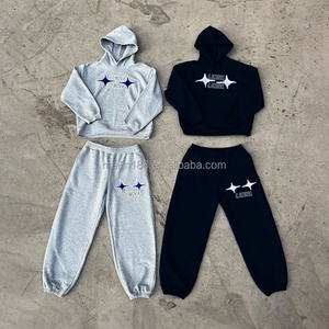 Custom Manufacturer Tracksuit Heavyweight Baggy Sweatpants and Hoodies Set <b>Jogging</b> <b>Suit</b> Oversized Blank Sweat <b>Suits</b> Manufacturer - Product Image 1