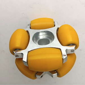 254mm <span class=keywords><strong>Omni</strong></span> Robot Roda Direcional 10in de Heavy-duty <span class=keywords><strong>Omni</strong></span> <span class=keywords><strong>Wheel</strong></span> Cubo de Roda de Aço Inoxidável à Prova de Ferrugem - Product Image 3