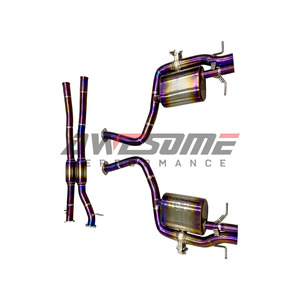 Tuyaux en titane personnalisés or/violet/bleu pour <span class=keywords><strong>Mercedes</strong></span> Classe S S500 S560 <span class=keywords><strong>S580</strong></span> S63 S65 W222, silencieux à clapets en titane Catback - Product Image 6