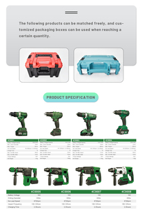 Kits combinés sans fil pour outils électriques Max Lithium Ion NOUVEAU Original pour nouveau 20V 18 volts Lithium-ion sans cordon 15 pièces batterie Odm <span class=keywords><strong>18V</strong></span> - Product Image 6
