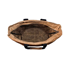 Bolsa <span class=keywords><strong>de</strong></span> Mano <span class=keywords><strong>de</strong></span> Lona Encerada con Cierre Superior y Asas Resistentes, Ideal <span class=keywords><strong>para</strong></span> <span class=keywords><strong>Fines</strong></span> <span class=keywords><strong>de</strong></span> <span class=keywords><strong>Semana</strong></span>, Compras, Playa, Mercado, Trabajo - Product Image 3