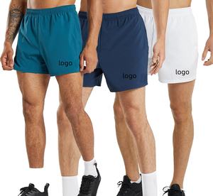 2025 verano Oem pantalones cortos atléticos para hombre con bolsillos ligero de secado rápido paquete de 3 pantalones cortos para correr de baloncesto 2 en 1 para hombre - Product Image 1